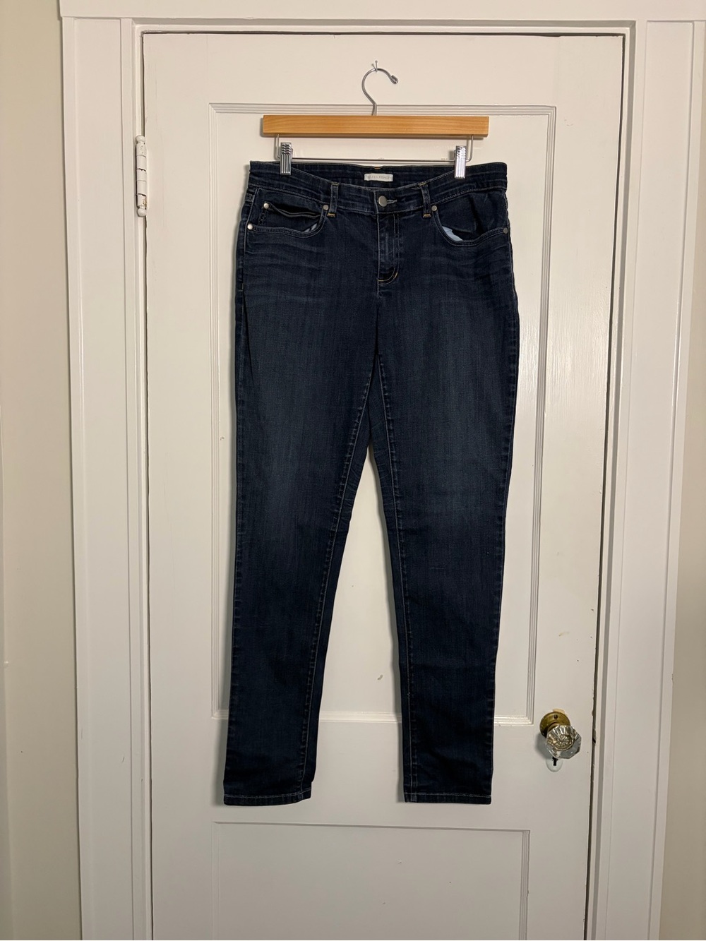 Eileen Fisher Dark Indigo Skinny Jeans